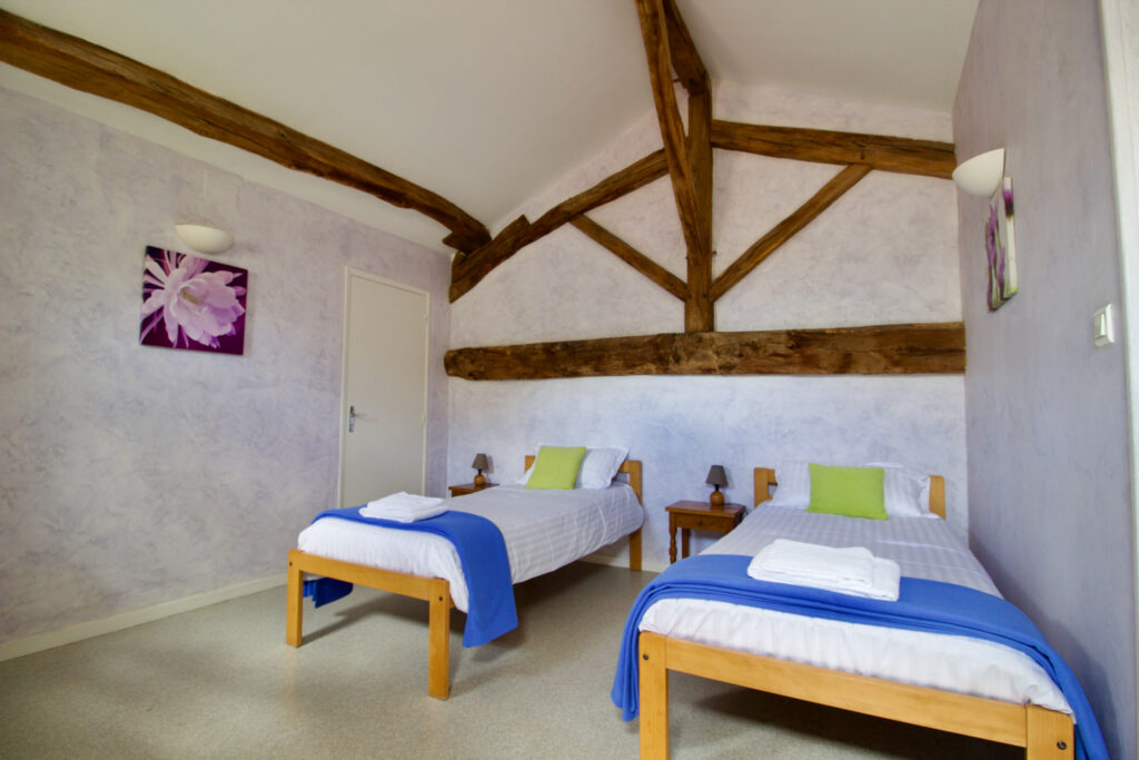 Gîte de la Bussière, bedroom 4, 2 single beds