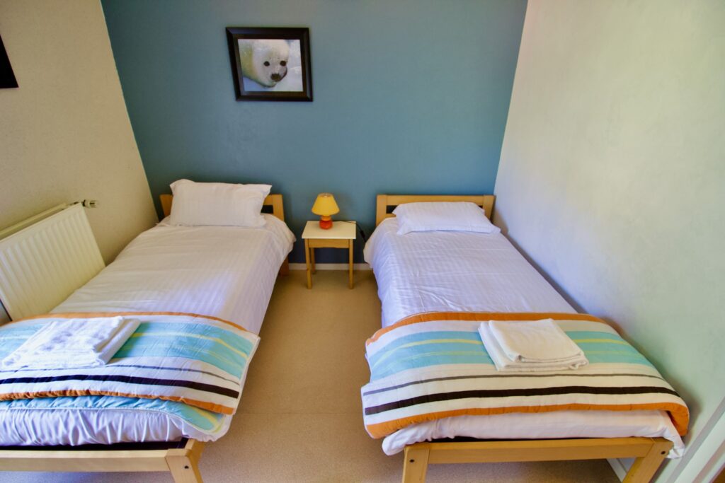 Gîte de la Nature, bedroom 2, 2 single beds